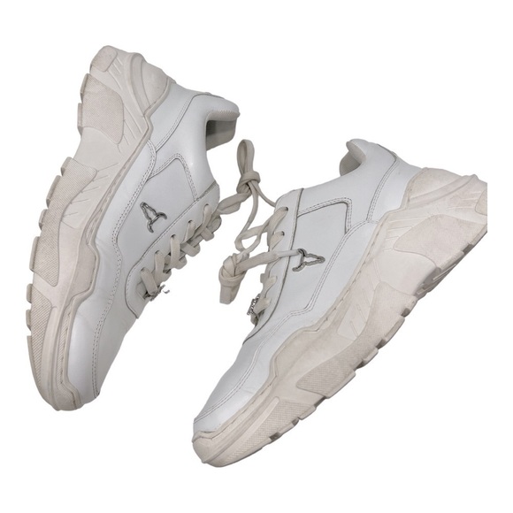 Windsor Smith Carte White Leather Womens Sneakers size 9 - Picture 10 of 12